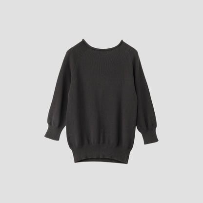 CAST OFF ROLL NECK KNIT