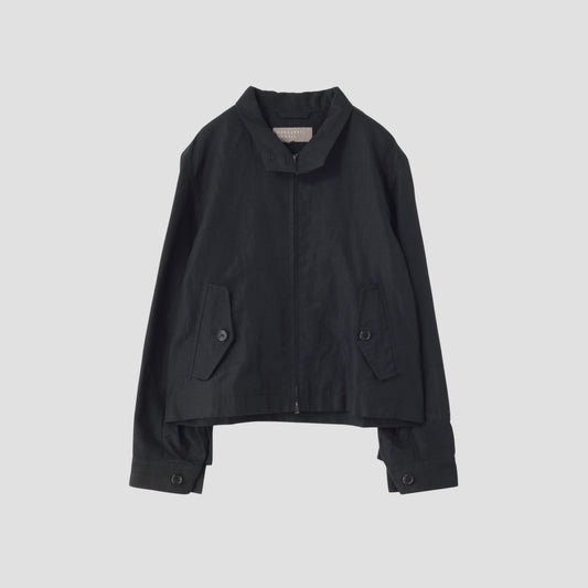 DENSE LINEN POPLIN BLOUSON