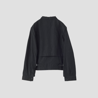 DENSE LINEN POPLIN BLOUSON