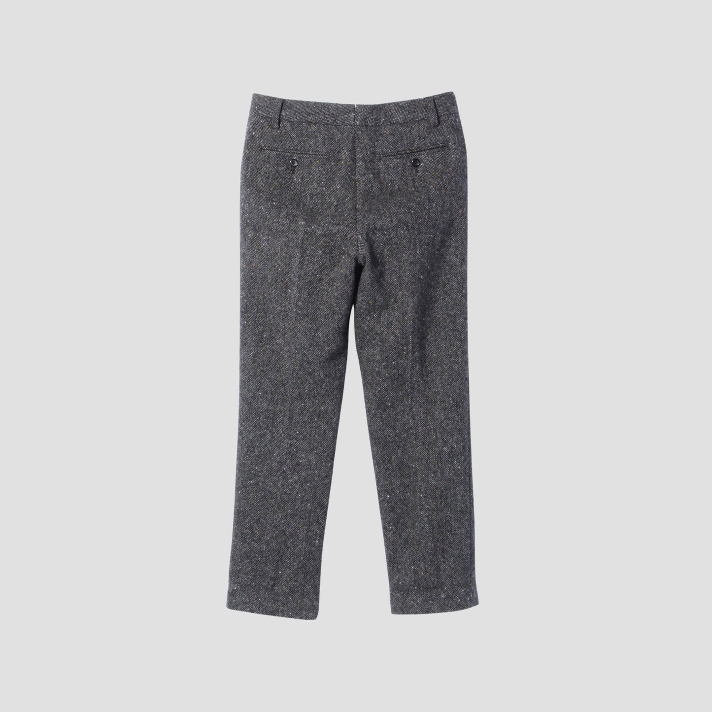 WOOL TWEED TROUSERS