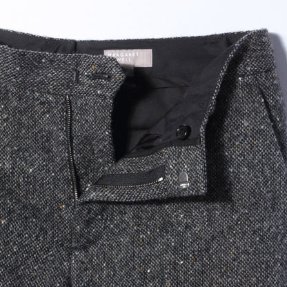 WOOL TWEED TROUSERS