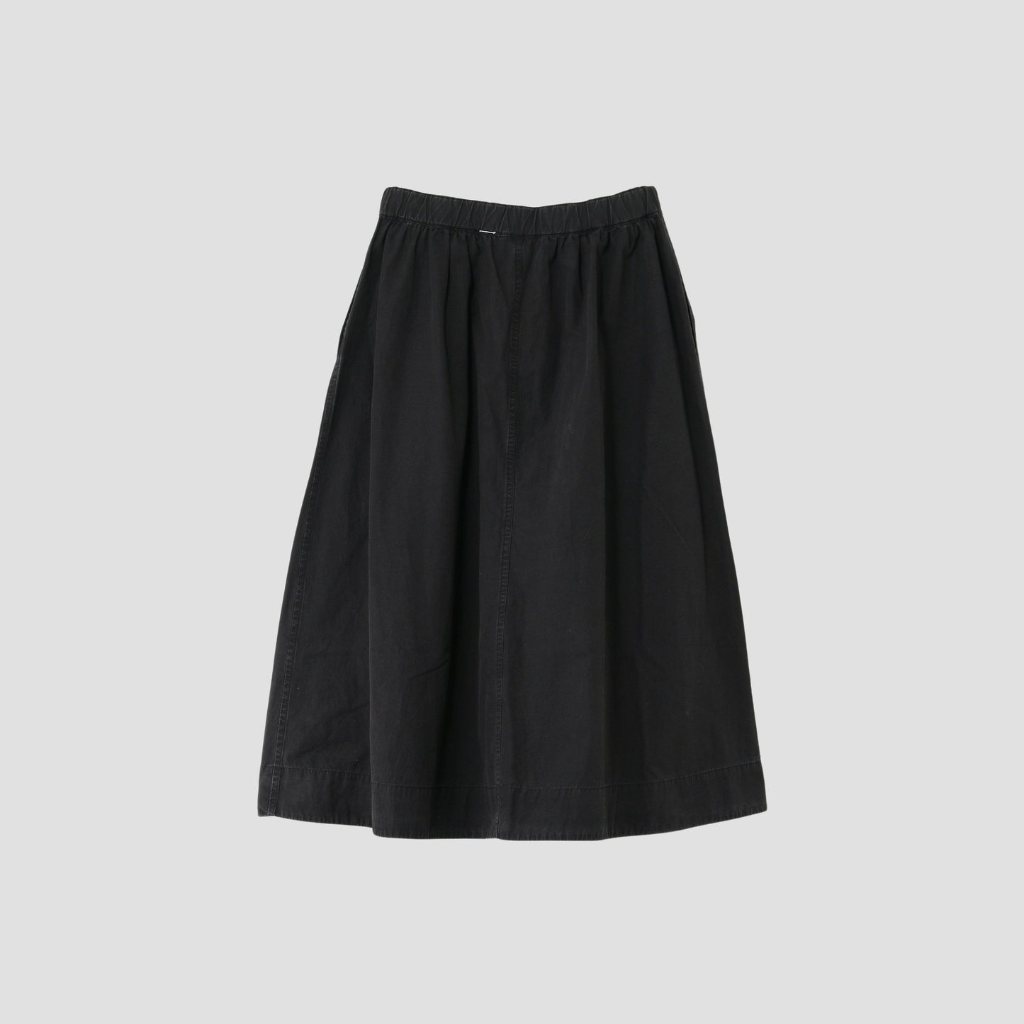 COTTON RAMIE TOUGH POPLIN SKIRT