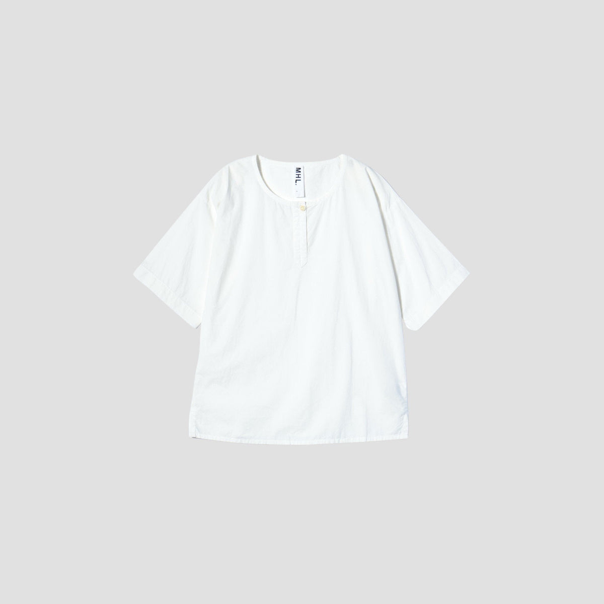 COTTON SLUB POPLIN SHIRT
