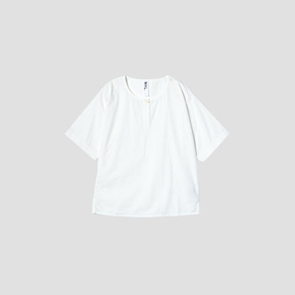 COTTON SLUB POPLIN SHIRT