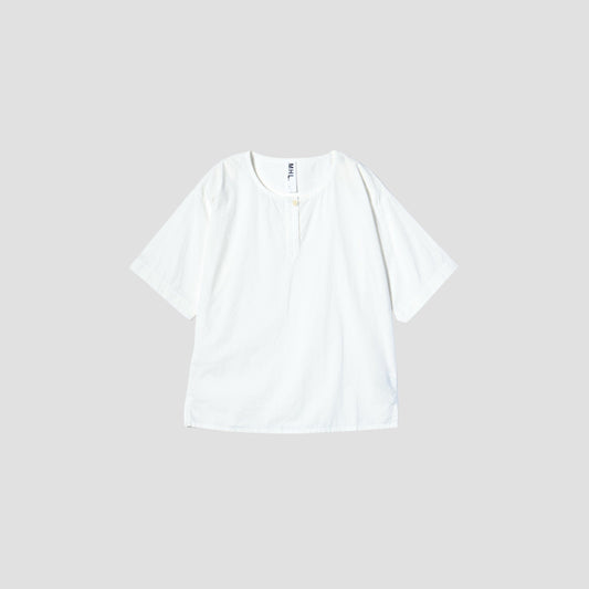 COTTON SLUB POPLIN SHIRT