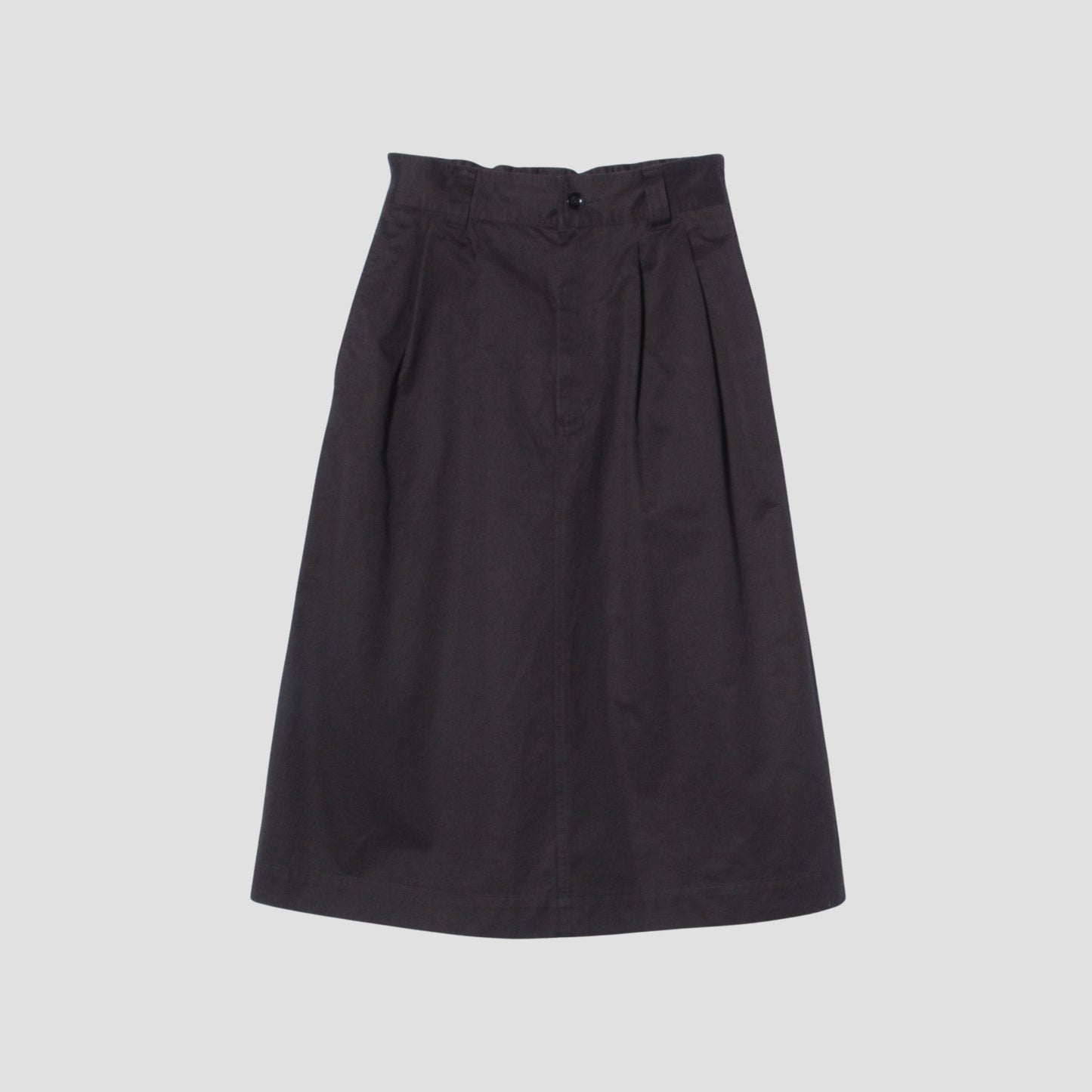 WASHED COMPACT COTTON SKIRT