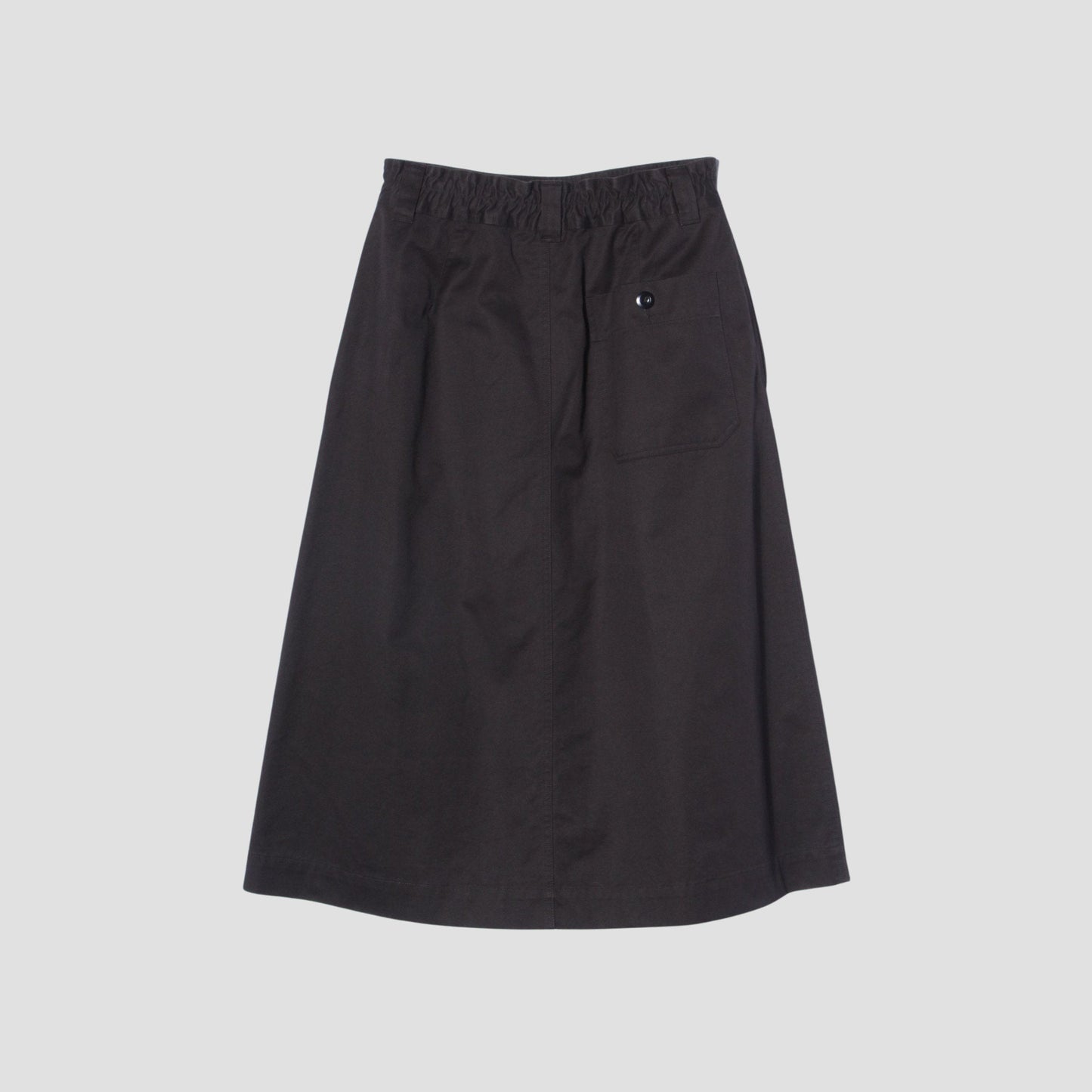 WASHED COMPACT COTTON SKIRT