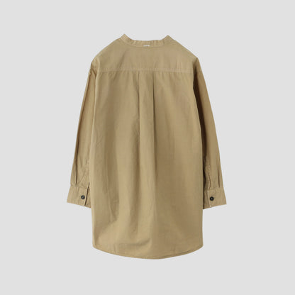 COTTON RAMIE POPLIN SHIRT