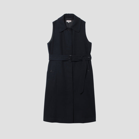 DRY WOOL TWILL DRESS