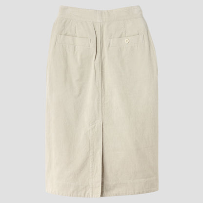 DRY COTTON NEEDLECORD SKIRT