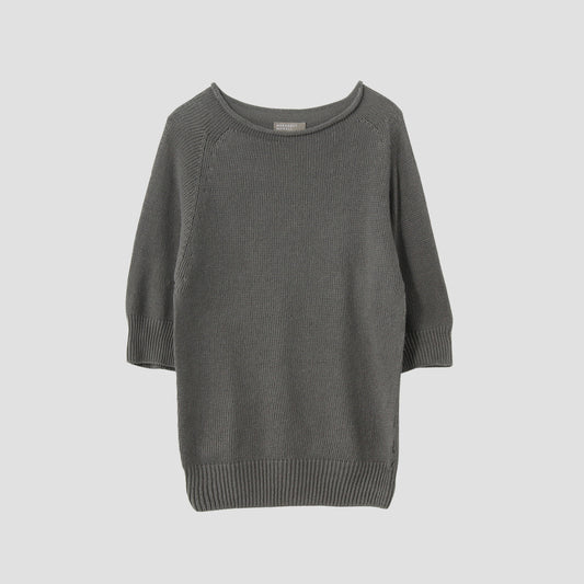 CAST OFF ROLL NECK KNIT