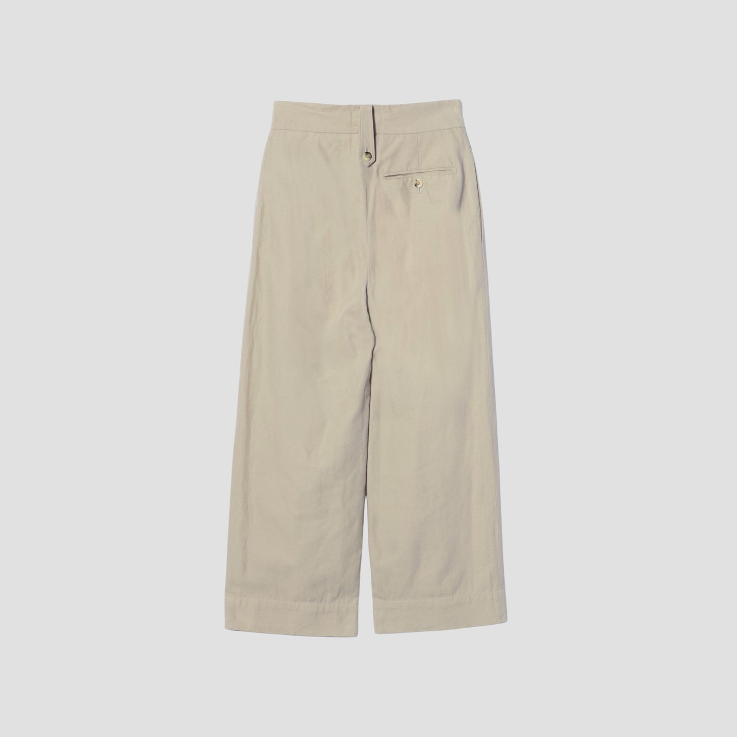 HIGH TWIST COTTON LINEN TROUSERS