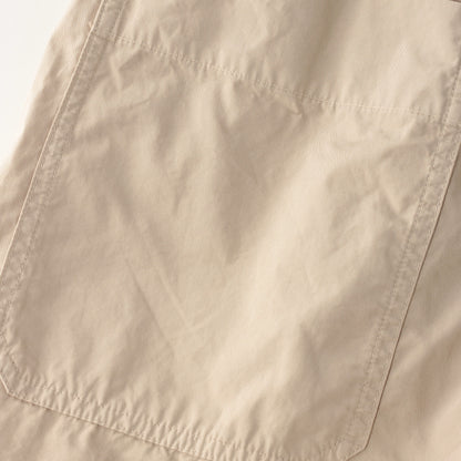 FINE COMPACT COTTON POPLIN TROUSERS