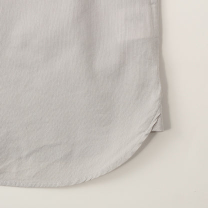 FINE STRIPE COTTON SILK SHIRT