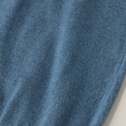 SEA ISLAND COTTON HIGH RIB CARDIGAN KNIT