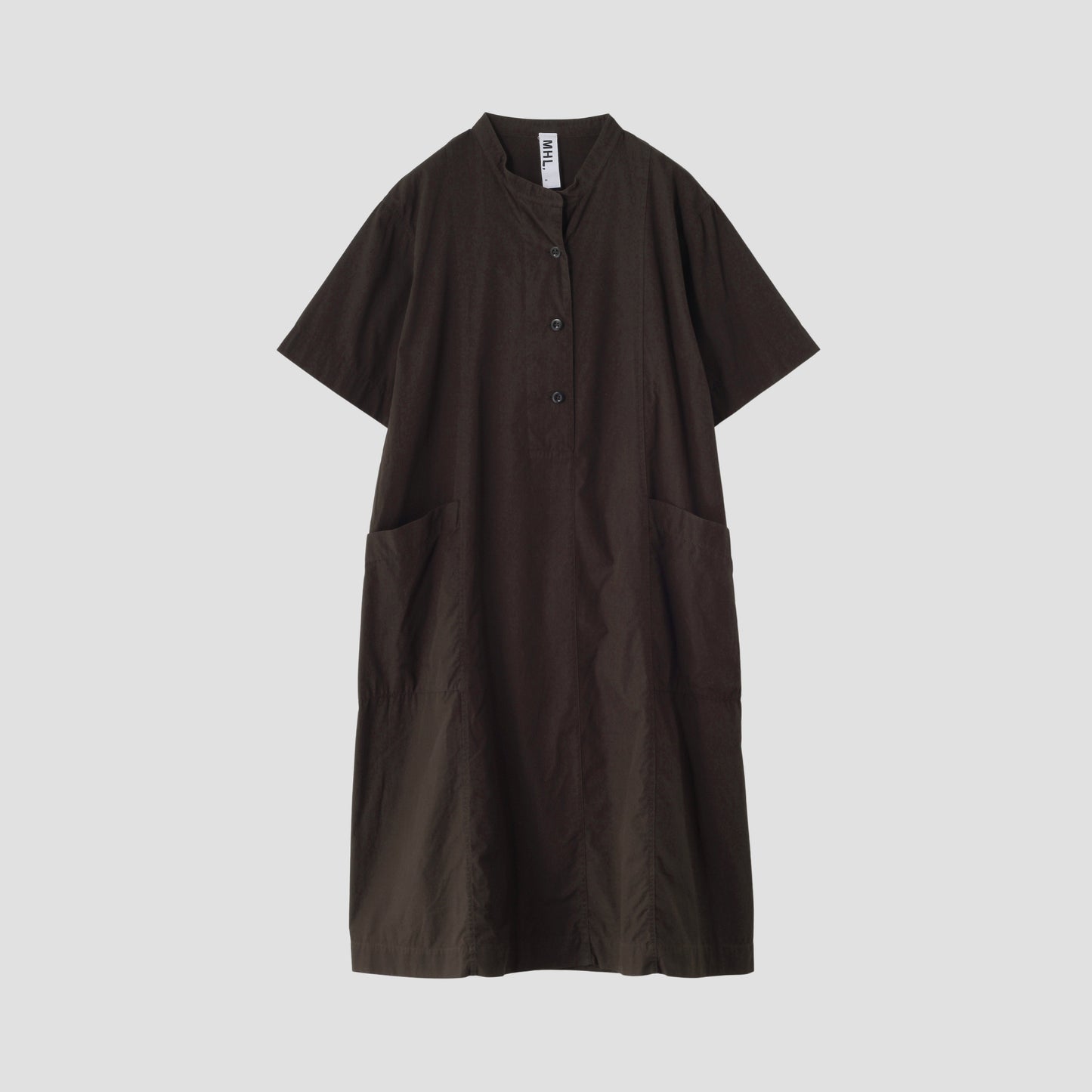 GARMENT DYE BASIC POPLIN DRESS