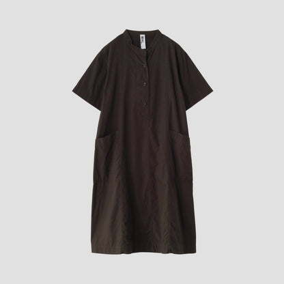 GARMENT DYE BASIC POPLIN DRESS