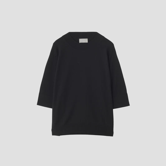 DEEP RIB T SHIRT KNIT