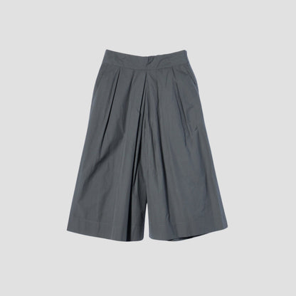 WASHED COTTON POPLIN TROUSERS