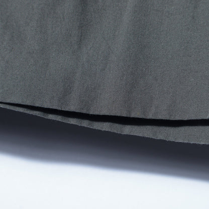 WASHED COTTON POPLIN TROUSERS