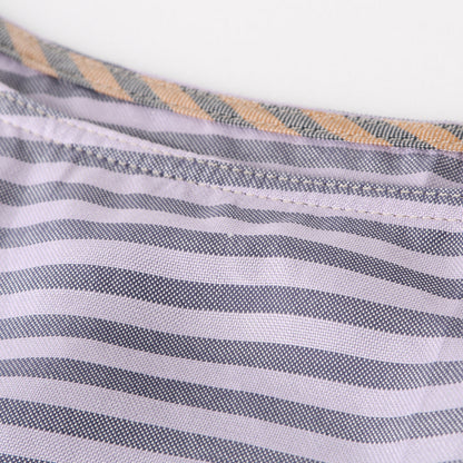 SILK COTTON DECKCHAIR STRIPE SHIRT