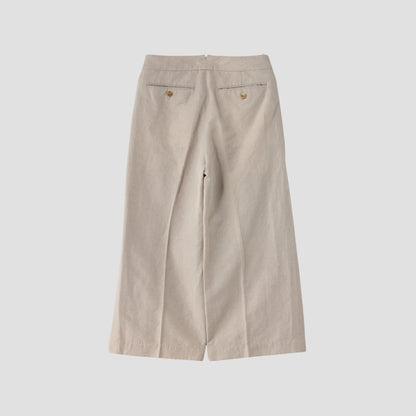 COTTON LINEN TROUSERS