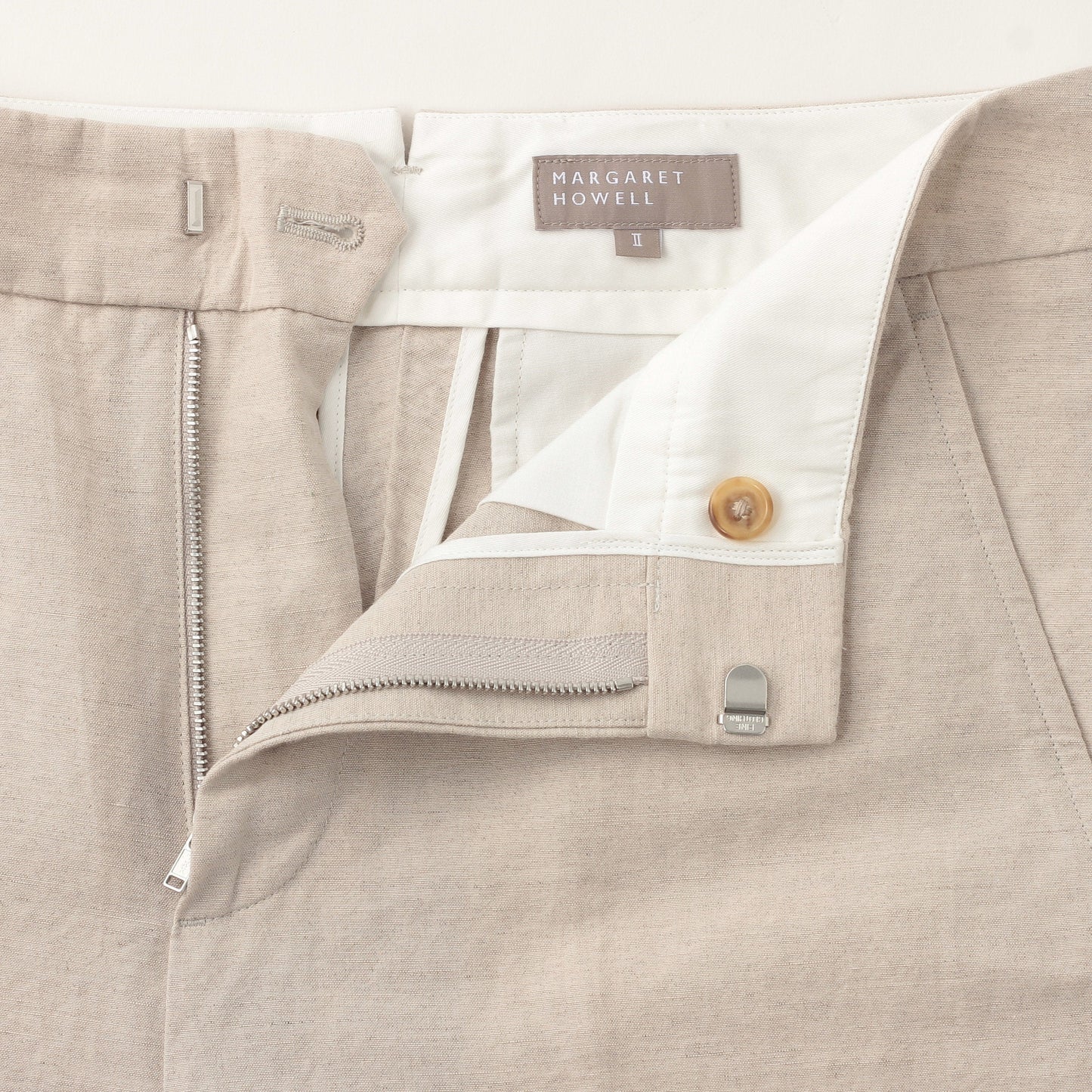 COTTON LINEN TROUSERS