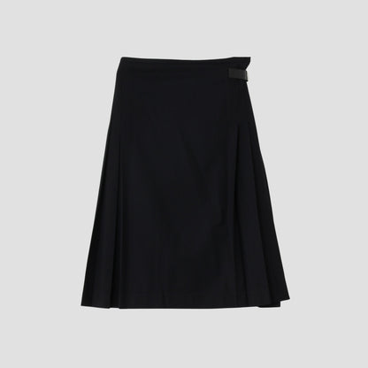 FINE WOOL FLANNEL SKIRT