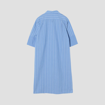 WIDE PJ STRIPE COTTON DRESS