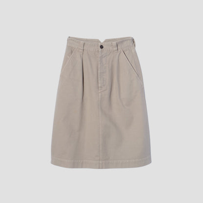 SOFT TWISTED YARN COTTON SKIRT