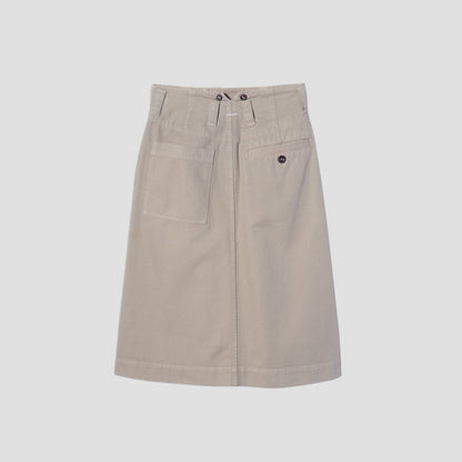 SOFT TWISTED YARN COTTON SKIRT