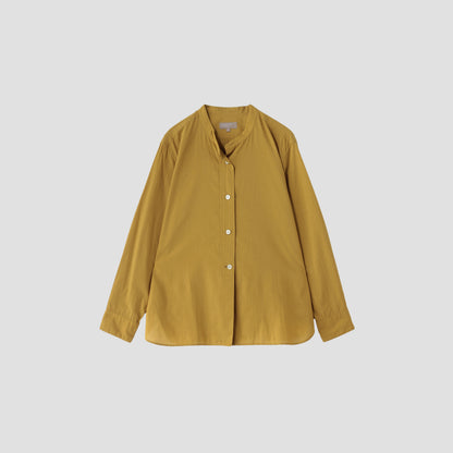 PIECE DYED WASHED COTTON SHIRT