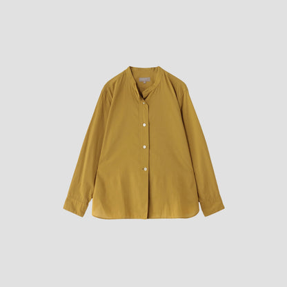PIECE DYED WASHED COTTON SHIRT