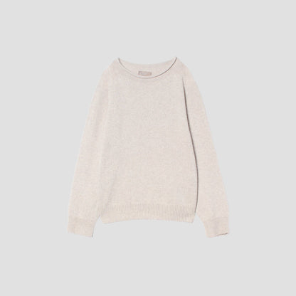 LONG SLEEVE CAST OFF ROLL NECK KNIT