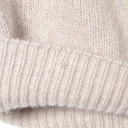 LONG SLEEVE CAST OFF ROLL NECK KNIT