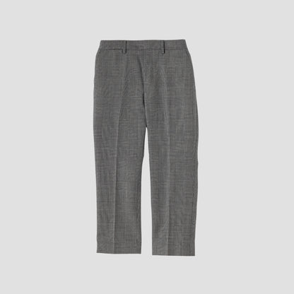 POW CHECK WOOL TROUSERS
