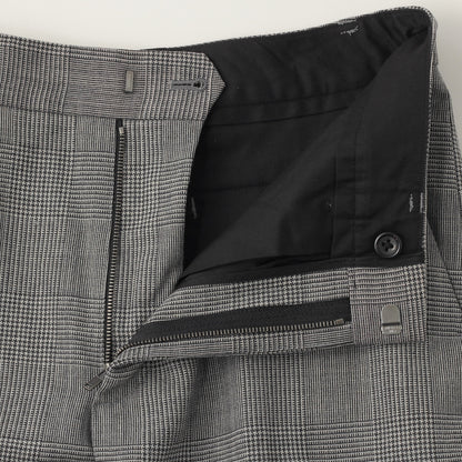 POW CHECK WOOL TROUSERS