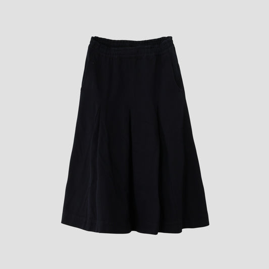 SOFT TWISTED YARN DYE COTTON SKIRT