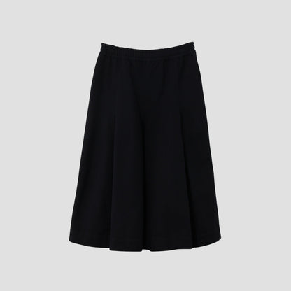 SOFT TWISTED YARN DYE COTTON SKIRT