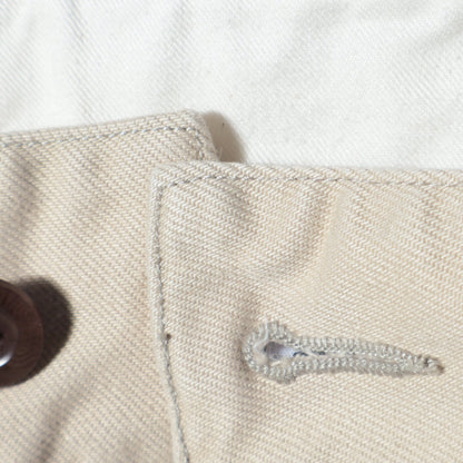 BRUSHED BACK COTTON TWILL TROUSERS