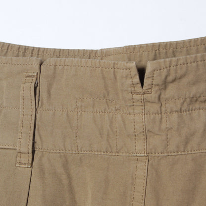 COTTON RAMIE TOUGH POPLIN TROUSERS