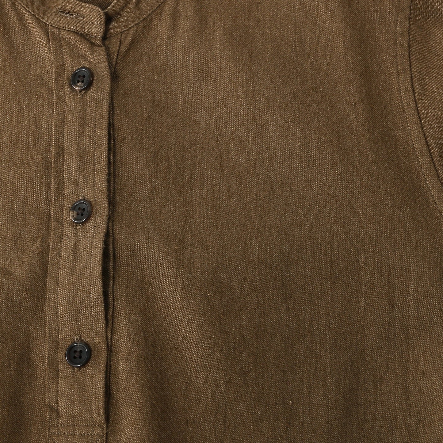 FADED LINEN COTTON TWILL DRESS