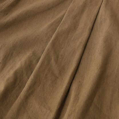FADED LINEN COTTON TWILL DRESS
