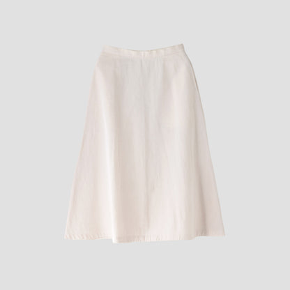 HIGH TWIST COTTON LINEN SKIRT