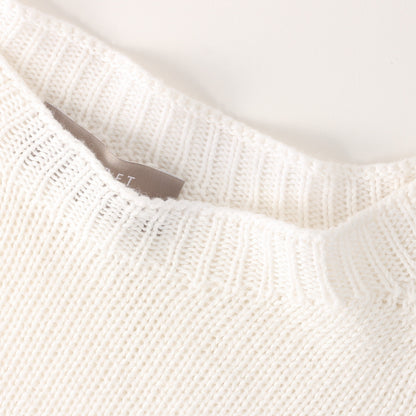 LONG SLEEVE CREW NECK KNIT
