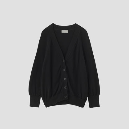 RELAXED V NECK CARDIGAN KNIT