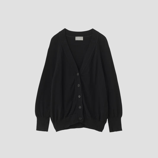 RELAXED V NECK CARDIGAN KNIT
