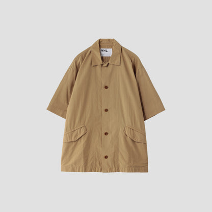 LIGHT COTTON LINEN POPLIN SHIRT