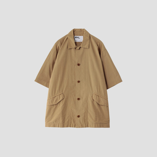 LIGHT COTTON LINEN POPLIN SHIRT