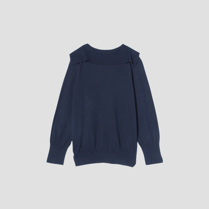 SAILOR COLLAR JUMPER KNIT